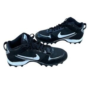 NIKE Land Shark Legacy Football Cleats Men’s Size 12 Black Athletic Shoe